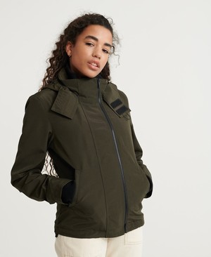 Superdry Ottoman Technical SD-Windcheater Női Kabát Khaki | TLUVI5692